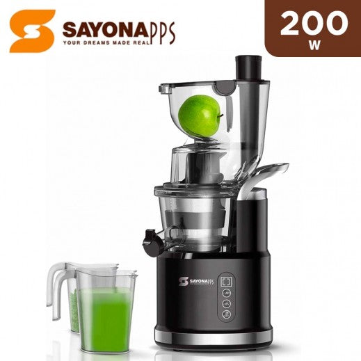 Sayona Slow Masticating Juicer SSJ-4336 | Black Sayona Slow Masticating Juicer SSJ-4336 | Black